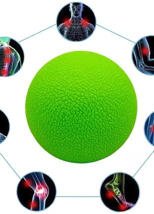 Массажный мячик easyfit tpr 6 см зеленый
