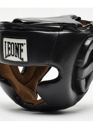 Боксерский шлем leone junior black s   (детский)