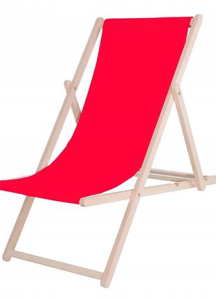Шезлонг (крісло-лежак) дерев'яний для пляжу, тераси та саду sp...