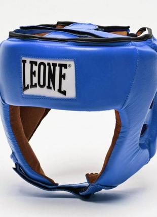 Боксерский шлем для соревнований leone contest blue l