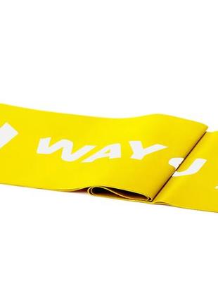 Эластичная лента для фитнеса way4you - light (yellow) 40160