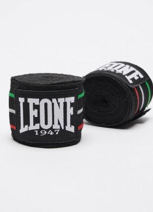 Бинты боксерские leone flag black 3,5м