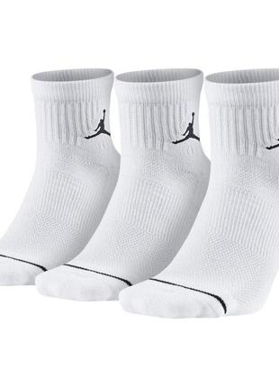 Jordan jumpman quarter dri-fit 3ppk - баскетбольні шкарпетки (...