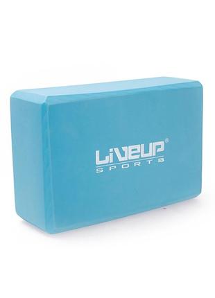 Блок для йоги liveup eva brick