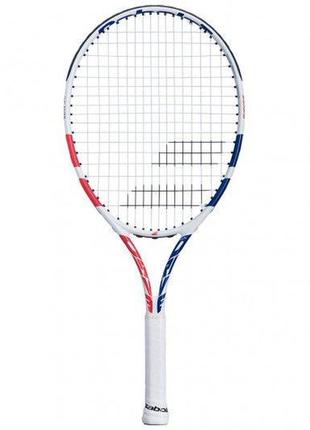 Ракетка babolat drive jr 24 girl white/pink/blue