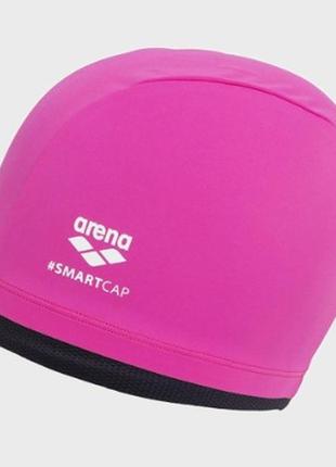 Шапка для плавання arena smartcap фуксія уні osfm