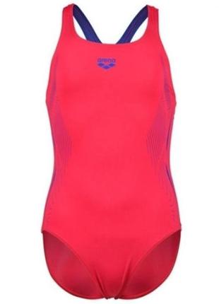 Купальник закритий для дівчат arena swimsuit swim pro back gra...