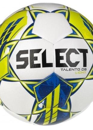 М'яч футбольний select talento db v23 біло-зелений уні 5
