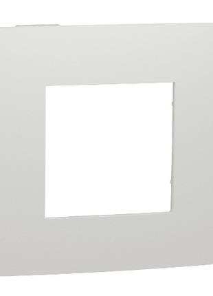 Рамка 1-постовая, Белый/белый Unica New NU280218