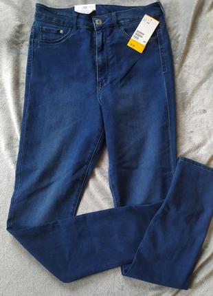 Стильные джинсы джеггинсы h&amp;m высокая посадка