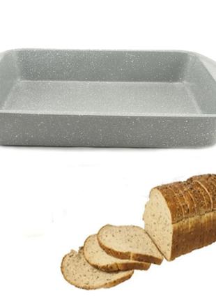 Противень для выпечки хлеба 28 х 38 х 7 см Гранитное покрытие