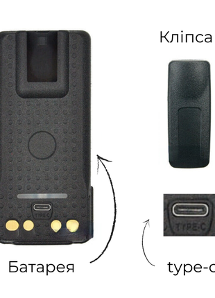 Батарея для рации Motorola DP4400 4600 4800 (3000 mAh)