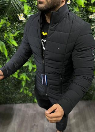Куртка зимняя Tommy Hilfiger черная мужская