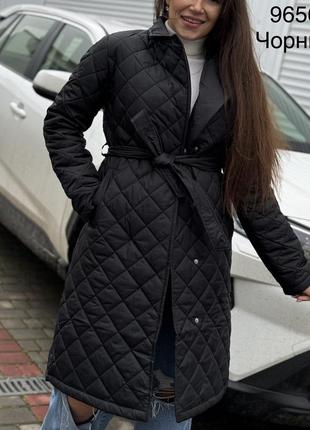 Женское стеганое пальто куртка