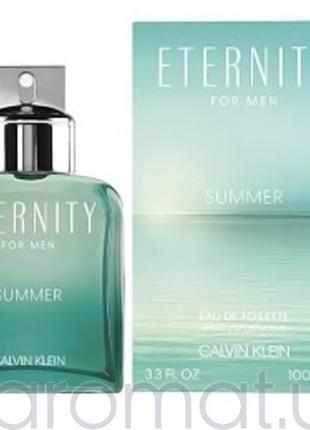 CALVIN KLEIN ETERNITY SUMMER 2020 FOR MAN EDT TESTER 100 ml sp...