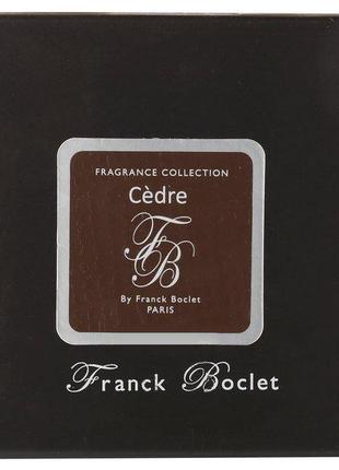FRANCK BOCLET CEDRE travel set (EDP 20 ml mini-spray + 3 refil...
