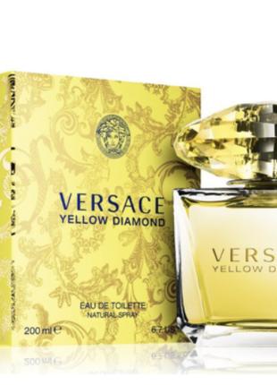 VERSACE YELLOW DIAMOND Туалетная вода 200 мл спрей