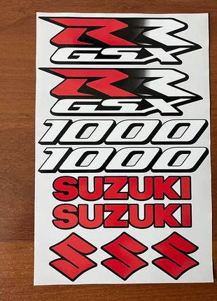 SUZUKI GSX  RR  1000 вінілові мото наклейки мотоцикл пластик бак
