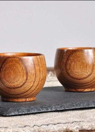 Деревянных чайный набор , деревяные рюмки чашка деревянная мно...