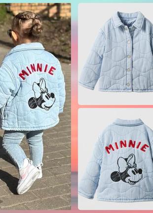 Куртка из микки минные маус зара zara minnie mouse 104