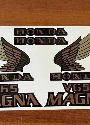 Honda MAGNA V65 вінілові наклейки на бак пластик