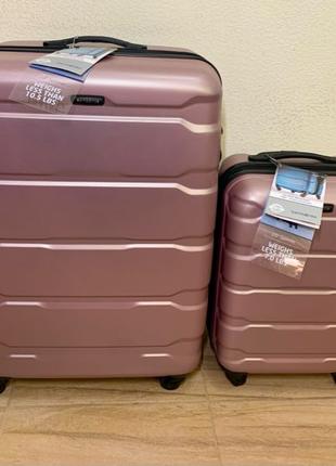 чемодан Samsonite Omni PC Pink 100%policarbonate