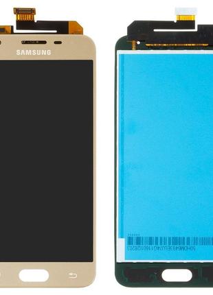 Дисплей для Samsung G570F/DS Galaxy J5 Prime, золотистий, без ...