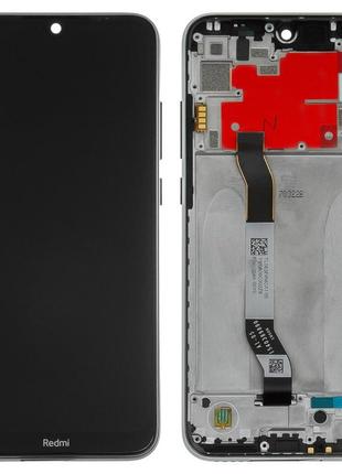 Дисплей для Xiaomi Redmi Note 8T, чорний, Лого Redmi, з рамкою...