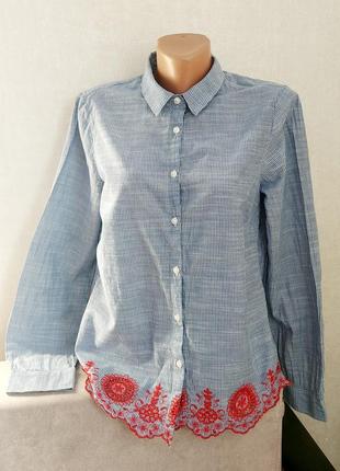 Шикарная нарядная женская блузка-рубашка, р.12.matalan