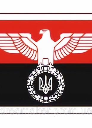 Шеврон Римский орел с Тризубом черно-красный флаг УПА Шевроны ...