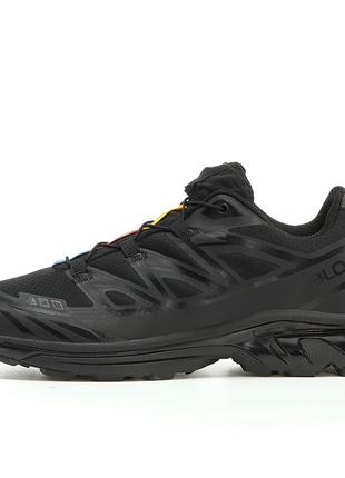 Мужские кроссовки Salomon XT-6 Advanced Dover Black, черные кр...