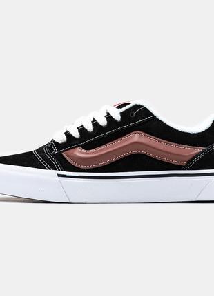 Мужские / женские кеды Vans KNU Skool Black Brown White, унисе...