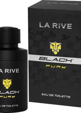 Black Fury La Rive 75 мл. Туалетная вода мужская Блек Фури Ларив