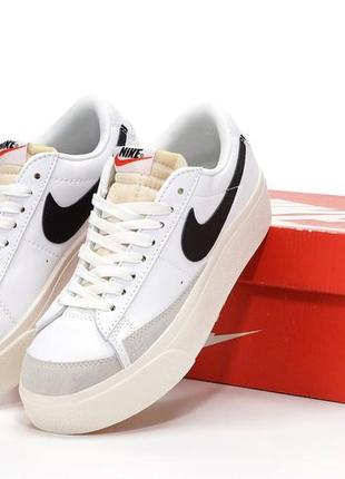 Кроссовки #nike blazer low platform