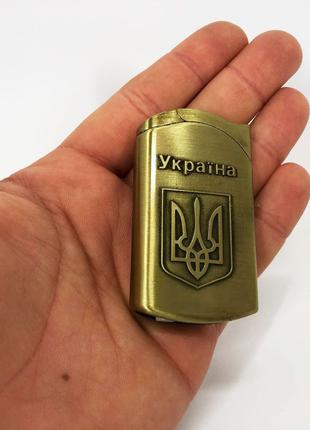 Турбо зажигалка, карманная зажигалка "Украина" 98465, Зажигалк...