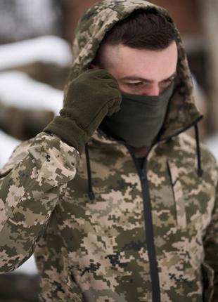 Зимняя тактическая куртка с флисом HARD WIN
