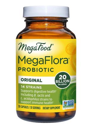 Пробиотик MegaFlora, MegaFood, 30 капсул