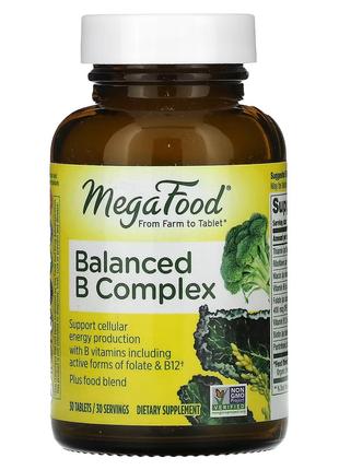 Сбалансированный комплекс витаминов В, Balanced B Complex, Meg...