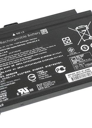 Аккумуляторная батарея для ноутбука HP BP02XL 15-au 7.7V Black...