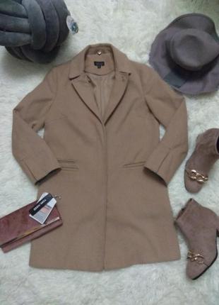 Пальто коричневе topshop