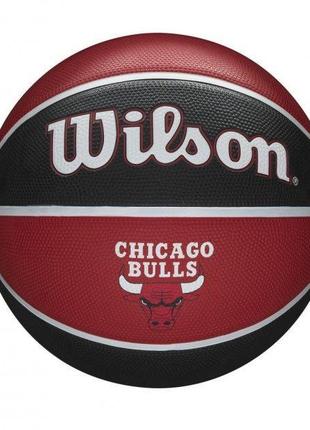 Мяч баскетбольный Wilson NBA Team Tribute Chicago Bulls р. 7 (...