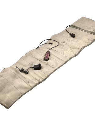 Масажний килимок-матрац із пультом і надувною подушкою