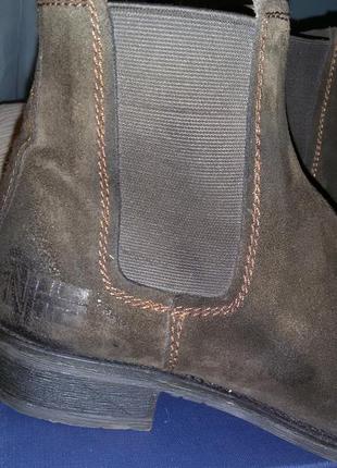 Замшевые ботинки-челси бренда napapijri. размер 41