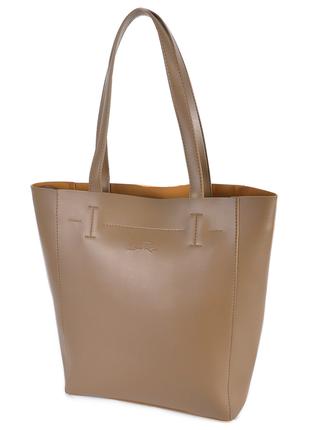 МОККО - фабричная сумка-шоппер с простым кроем и минимальной о...