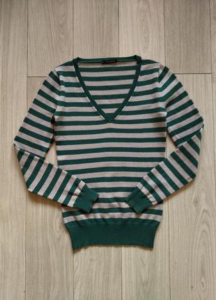 Легкая кофта в полоску кофточка свитер пуловер