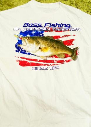 American tradition американская футболка рибалка супер качеств...
