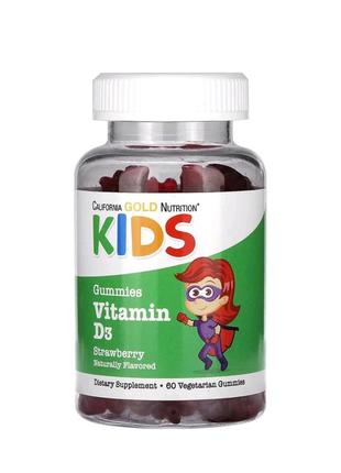 California gold nutrition витамин d3 для детей, без желатина, ...