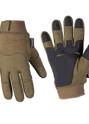 Перчатки тактические, зимние - олива "Mil-Tec" Army Gloves