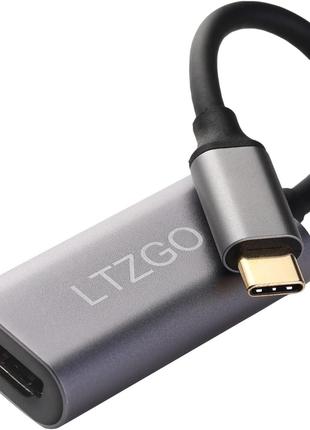 Переходник USB C 3.1 на HDMI 4K, разъем Type C Thunderbolt 3 н...