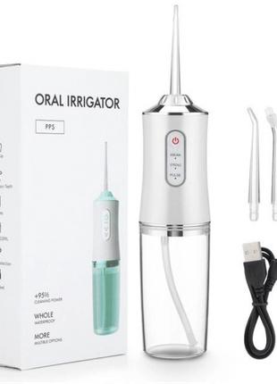 Ирригатор портативный электрический Oral Irrigator S3J2 для зу...